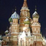 St Basil's Cathedral by night