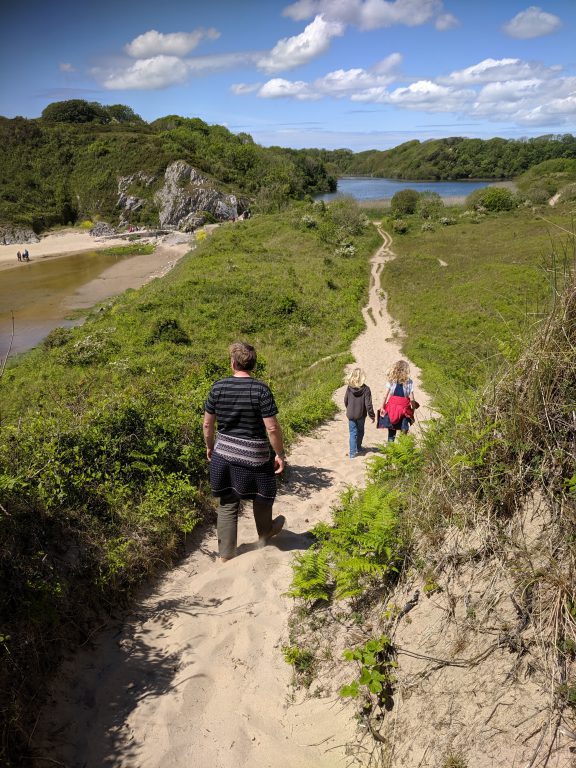 Path from Broadhaven Beach to Bosherston Lilyponds, Pembrokeshire