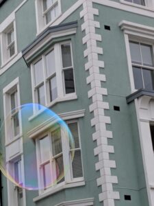 Large bubble in Tenby town