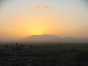 Midnight sun at Lodge in Golden Circle