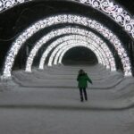 Tunnel of light, Moscow,