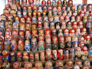 Russian Dolls at Vernissage Market