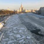 Frozen Moscow River