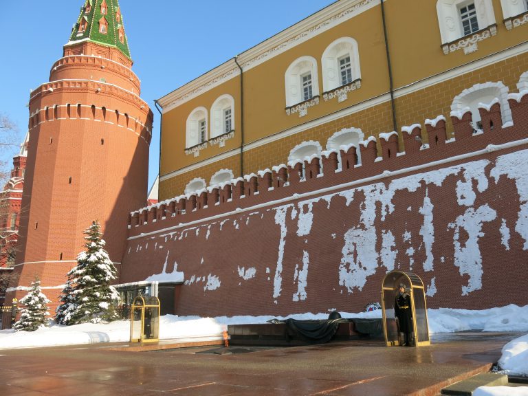 Tomb of unknown soldier outside Kremlin walls