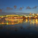 Moscow River by night