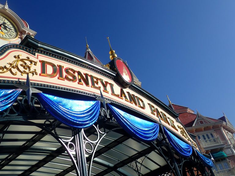 Entrance to Magic Kingdom, Disneyland Paris