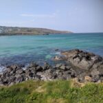 Porthmeor headland, St Ives Beaches, St Ives holiday