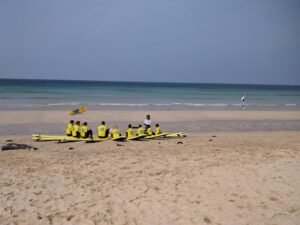 Surfing at Porthmeor beach, St Ives beaches