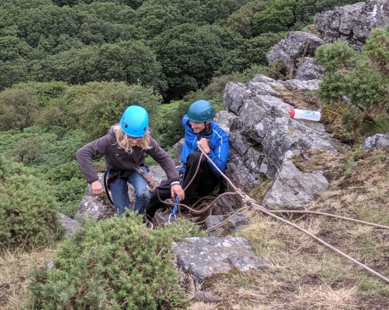 Climbing Dartmoor with kids