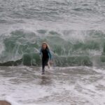 Huge wave at Blackpool sands