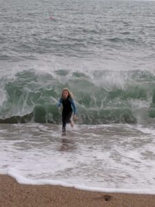 Huge wave at Blackpool sands