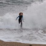 Huge wave at Blackpool sands
