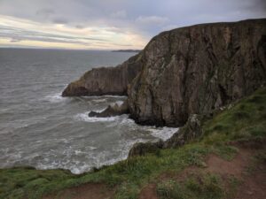 Croyde Bay - On my knees at Baggy point