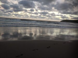 Croyde Bay beach -sunset