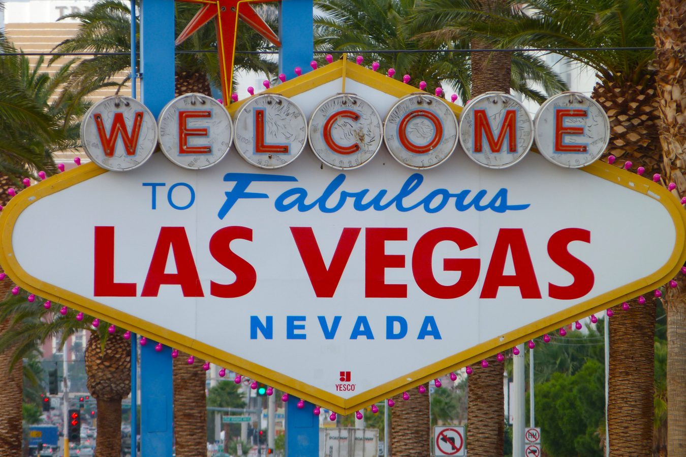 Las vegas sign, roadtrip USA