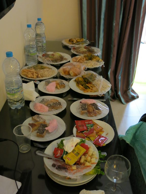 Room service, Morocco with kids