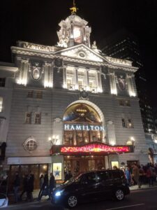 London Hamilton at Victoria Palace Theatre
