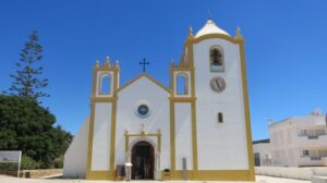 Church at Praia de la Luz, near Lagos