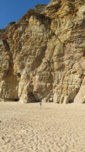 Beautiful and deserted Praia do Beliche, on the way from Lagos to Lisbon