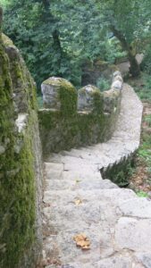 Castle in the hills at Sintra, Lisbon