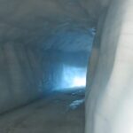 Inside Langjokull glacier, Iceland with kids