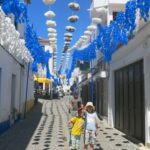 Empty streets of Odeciexe, on the way from Lagos to Lisbon