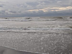 Croyde Bay beach - stormy