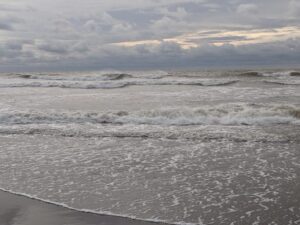 Croyde Bay beach - stormy