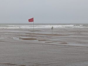 Croyde Bay beach - stormy