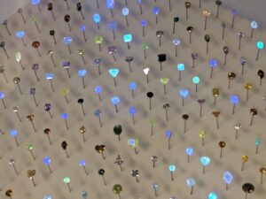 Glow in the dark diamonds, National History Museum, things to do in London with teens