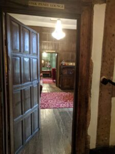 Entrance to William and Mary Room, haunted hotels UK