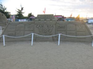 Parksville beach sand castle competition, things to do in Parksville