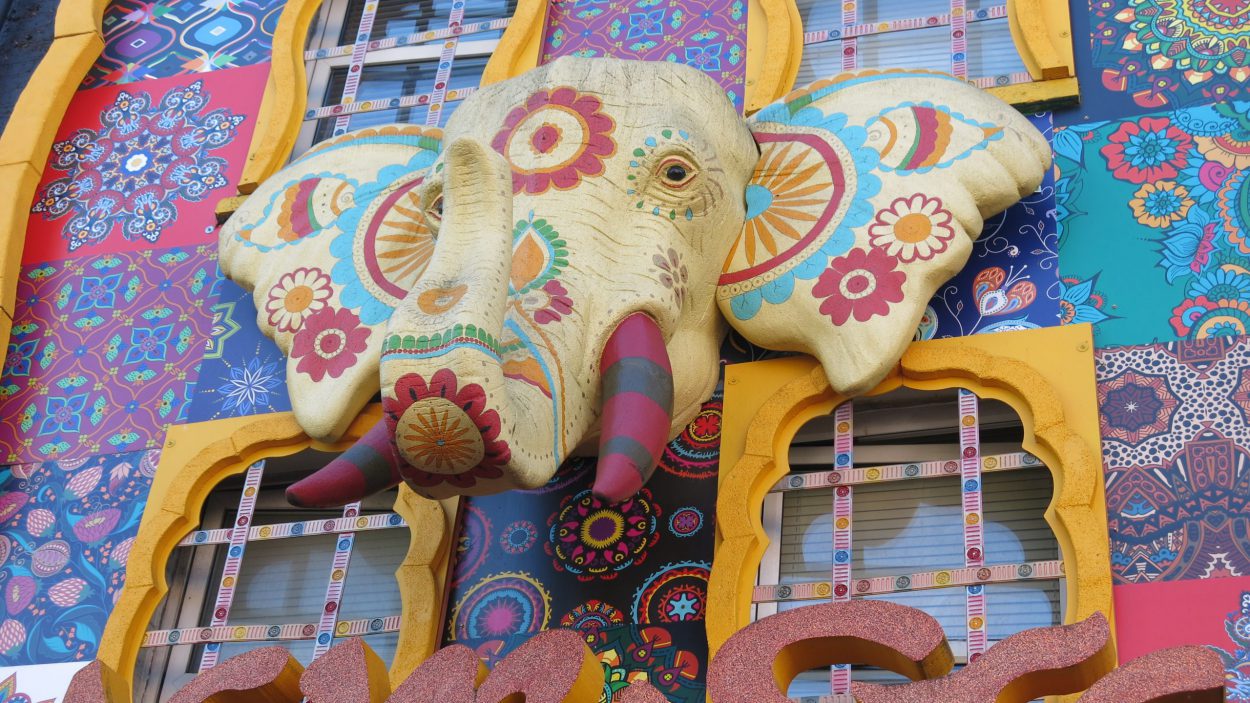 Camden Market, elephant head shop front, London on a Budget