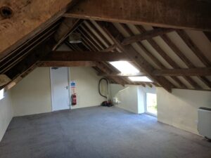 Loft room, Farm House, Paddington Farm, Glastonbury