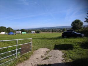 Campers field, Paddington Farm, Glastonbury