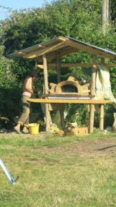 Alfresco pizza oven, Paddington Farm