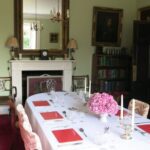 Dining Room Holdsworthy Manor House, group accommodation Devon