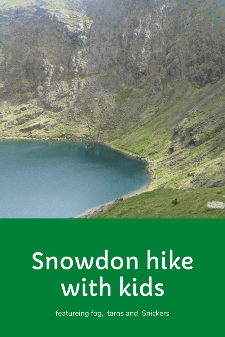 Snowdon hike with kids