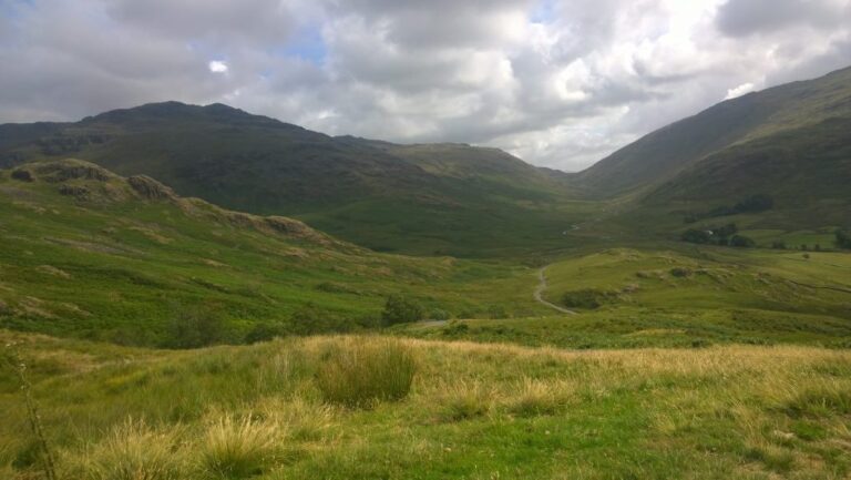 Hardknott pass - the road to Scafell Pike