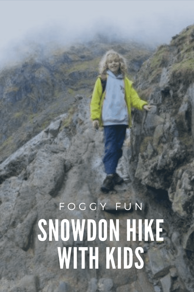 Snowdon hike with kids