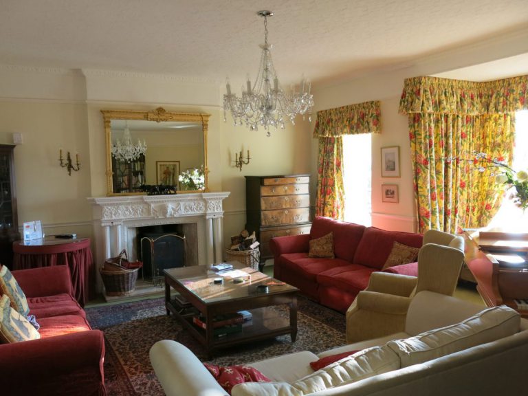 Living Room, Abbots Manor, Combe Raleigh,Devon, Group Accommodation
