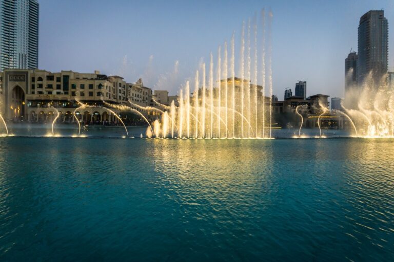 Dubai Fountain, things to do in Dubai with kids