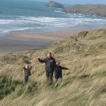 Perranporth cavavan site beach, Budget travel