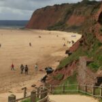 View from bar at Devon Cliffs, Budget travel