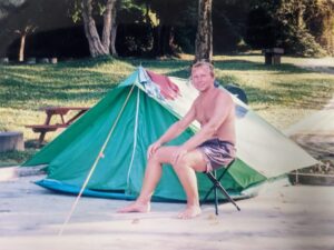 Camping on Sentosa island, Singapore