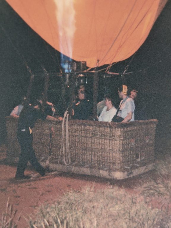 Dawn balloon flight, Outback, Australia, Travel tales