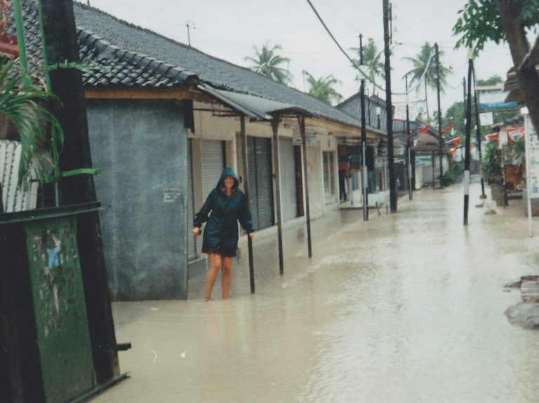 Floods, Kuta, Bali, travel tales