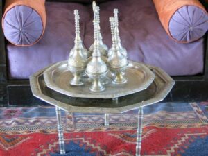 Silver pots, Morocco photography
