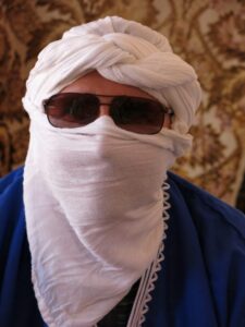 Traditional dress for came ride , morocco photography