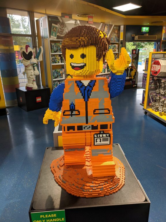 Lego Emmett, Legoland, Windsor with kids